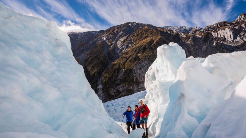 Embark on one of the world’s most breathtaking alpine excursions and get up close and personal to the remarkable beauty and awe-inspiring environment of the Franz Josef Glacier.
